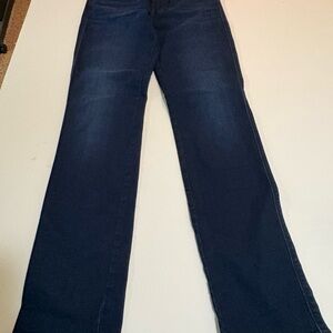 7 For All Mankind Women's Indigo Straight Leg Jeans | Size 28 KIMMIE STRAIGHT